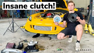 Supercharged S2000 Gets A Crazy Twin Disc Clutch I Also Made A Huge Mistake [upl. by Alemak]