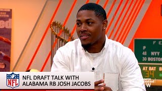 Josh Jacobs on the NFL Draft and his Unstable Childhood  SI Now  Sports Illustrated [upl. by Garrik]