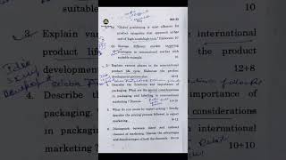 IBO 02 June 2024  International Marketing Management  Question Paper  IGNOU  MCOM  PYQ  IBO02 [upl. by Anyak]