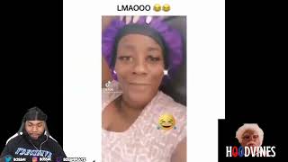 BOSSNI REACTS TO MORE 1800 HOOD VINES [upl. by Lamrouex]