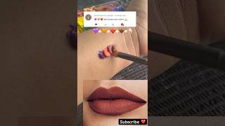 MUST TRY Brown Lipstick Shade💄colourmixing lipstickhacks satisfyingvideo [upl. by Neenaj372]