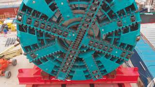 Digging the Super Sewer Tunnel Boring Machines up close [upl. by Tonry]