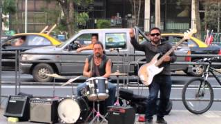 Street artists Highway star Deep Purple cover [upl. by Jacynth]