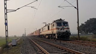 High Speed Crossing 12362 MumbaiCSMT  Asansol SF Express [upl. by Maffa]