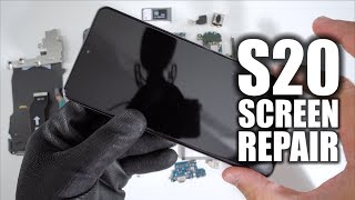 Take Apart amp Replace Screen  Samsung Galaxy S20 Screen Repair [upl. by Aivatahs107]