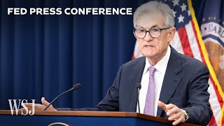 Watch Live Fed Chair Jerome Powells News Conference  WSJ [upl. by Anyahs55]