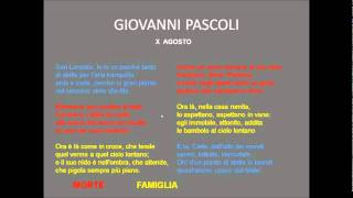 Pascoli  X agosto [upl. by Mcneil]