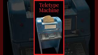 My Parents Had An Old Teletype Machine In The House [upl. by Ruddie]