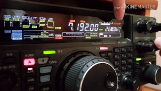 YAESU FT2000 DEMO [upl. by Idroj663]