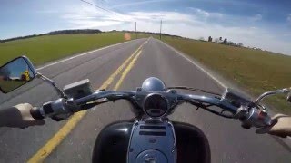 Honda VTX 1800 Review srkcyclescom [upl. by Eimot162]