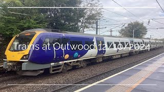 Trains at Outwood 12102024 [upl. by Wainwright314]