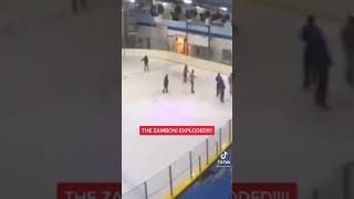 Zamboni explodes at public skate in Kentucky [upl. by Lux]