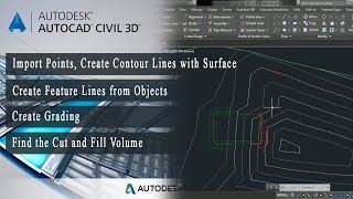 How to Calculate Surface volume  Autocad Civil 3D [upl. by Josephina]