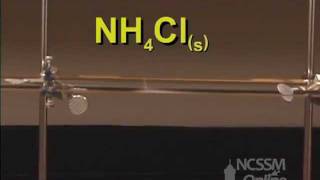 Diffusion of NH3 and HCl [upl. by Vassaux]