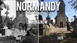 Eight Never Done Before Normandy WWII Then amp Now Photographs  2nd Infantry Division [upl. by Htiel]