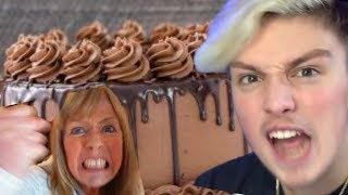 Morgz Abuses Chocolate Cake YTP [upl. by Arihsak]