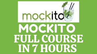 Mockito Full Course in 7 Hours Beginner to Pro [upl. by Aseretairam471]