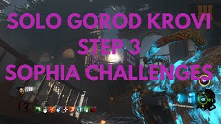 Black Ops 3 Gorod Krovi Solo Easter Egg  Part 3 SOPHIAS challenges [upl. by Gnouhc916]