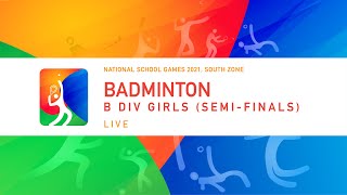 Raffles Girls School v St Margaret Secondary School  South Zone B Div Girls Badminton  NSG 2021 [upl. by Anirtruc]