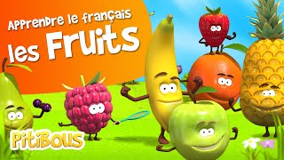 Apprendre les fruits  Apprendre le Français avec les Pitibous [upl. by Adnolay]