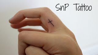 How I Tattood Myself at Home  SnP Method  Alyssa Nicole [upl. by Nomed]