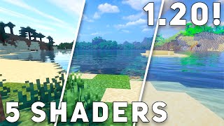 5 Beautiful Shaders for Minecraft 120 [upl. by Rafaelle]