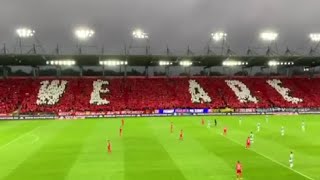 Oprawa na meczu Widzew Łódź  Lechia Gdańsk  31072022 [upl. by Hunley]