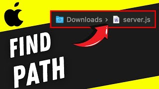 How to Find the Path to ANY File on Mac [upl. by Rosane612]