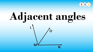 Adjacent angles I Pairs of angles I What are adjacent angles  I What are pairs of adjacent angles [upl. by Tamera]