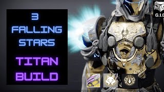 BEST TITAN PVE BUILD  3 FALLING STARS BUILD CUIRASS OF THE FALLING STAR  DPS KING  DESTINY 2 [upl. by Nangatrad]