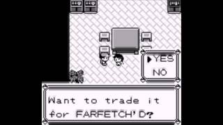 Pokemon Blue How to get FarfetchD [upl. by Olracnaig893]