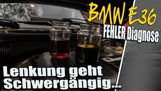 BMW E36  ⚙ Fehler Diagnose Lenkung geht Schwergängig🔧 [upl. by Phylis809]