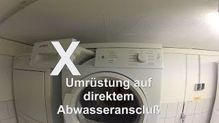 Umrüstung  Abwasseranschluss für BoschMaxx7 Sensitiv Wäschetrockner [upl. by Otilia]