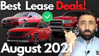 These are the Best Auto LEASE Deals RIGHT NOW  August 2021 [upl. by Stevenson681]