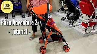 Cara menggunakan stroller Pliko Adventure 2 [upl. by Plotkin664]