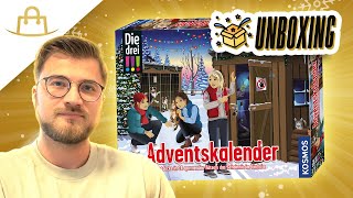 24 Tage festlicher Rätselspaß ✨ Die Drei  Adventskalender 2024  UNBOXING [upl. by Akimyt]