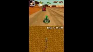 Mario Kart DS Future CT N64 Kalimari Desert [upl. by Filahk]