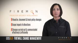 FireMon Capabilities  Firewall Change Management [upl. by Lodie]