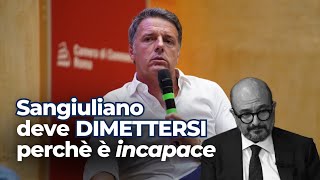 SANGIULIANO deve DIMETTERSI perchè è incapace [upl. by Sanjay104]