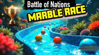 Marble race SPLASH with Elevetor  Underwater marble run Tournament [upl. by Batty]