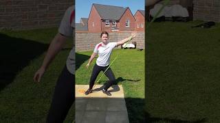 Contralateral Stretch  Discus technique training drills for lockdown by England Throws Camp  28 [upl. by Gilda650]