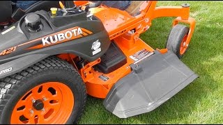 Product Spotlight New Kubota Z400 Series Zero Turn Mowers [upl. by Orlanta]