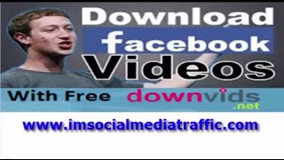 How to download Facebook videos with Free DownVids [upl. by Bj714]