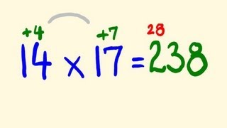 Fast Mental Multiplication Trick  multiply in your head using base 10 [upl. by Conyers351]