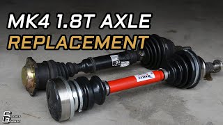 MK4 VW CV Axle Removal and Installation [upl. by Calvin]