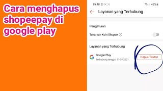 Cara menghapus shopeepay di google play [upl. by Sedruol937]