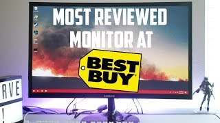 Samsung C24F390 CF390 Monitor Review A Budget Curved Monitor [upl. by Griffith167]