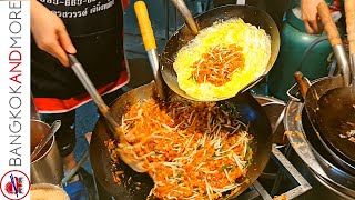 Best PAD THAI Street Food In BANGKOK Thailand [upl. by Chicoine]