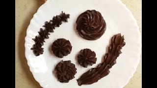 طريقة عمل غناش الشوكولاتة Ganache au chokolat noir [upl. by Hardden]