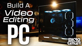 How To Build a PC  Building a MEGA Video Editing PC [upl. by Anenahs]